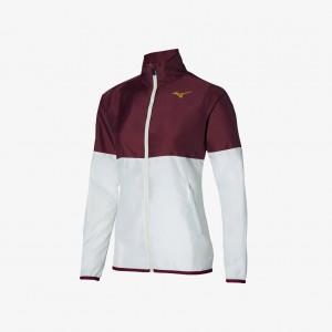 Mizuno PRINTED JACKET Brune Hvite | NO_MZN49820