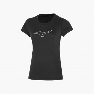 Mizuno RB LOGO TEE Svarte | NO_MZN68525