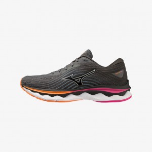 Mizuno WAVE SKY 6 (D WIDE) Svarte Rosa | NO_MZN51368
